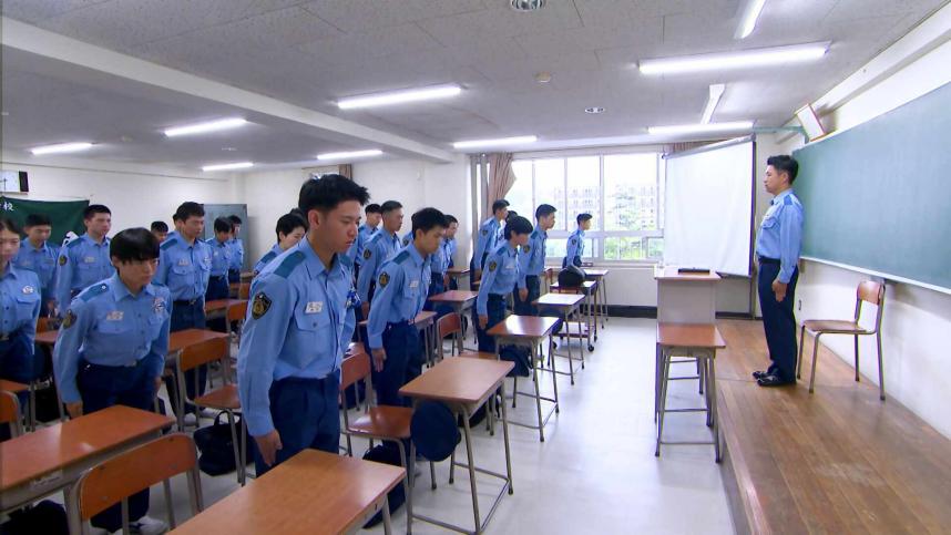 朝礼の様子