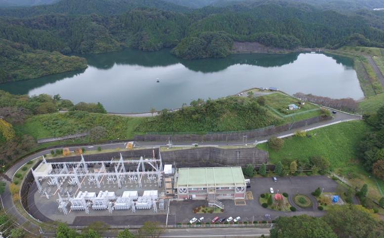 城山発電所と本沢ダム