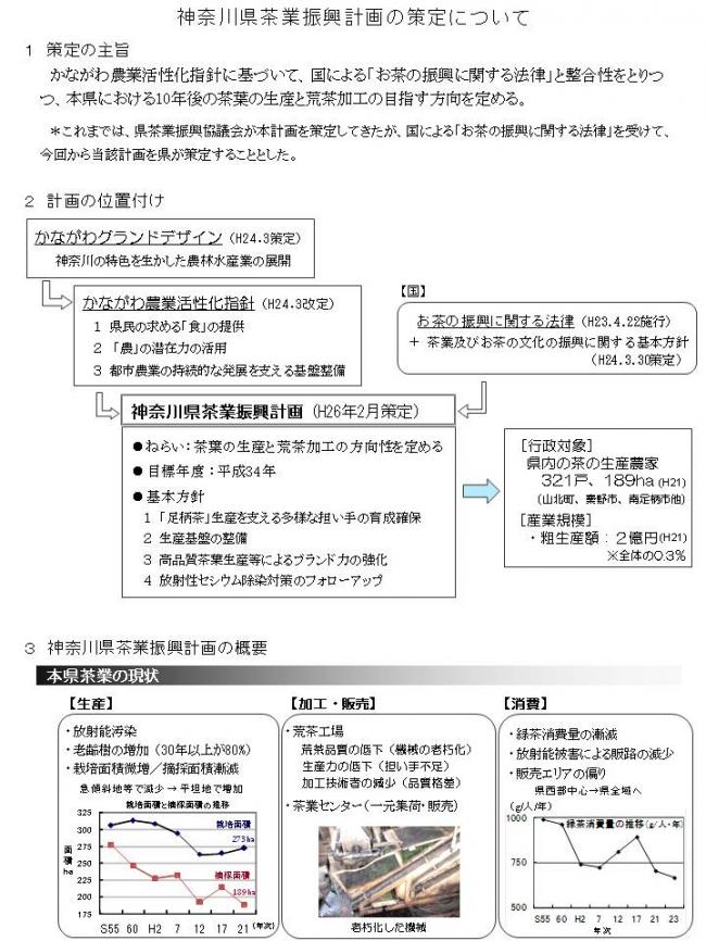 趣旨、位置付け、概要（現状）