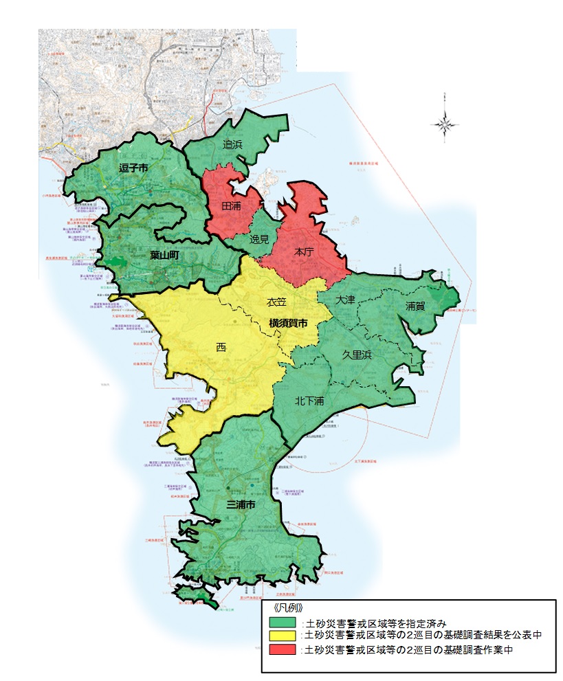 基礎調査箇所位置図