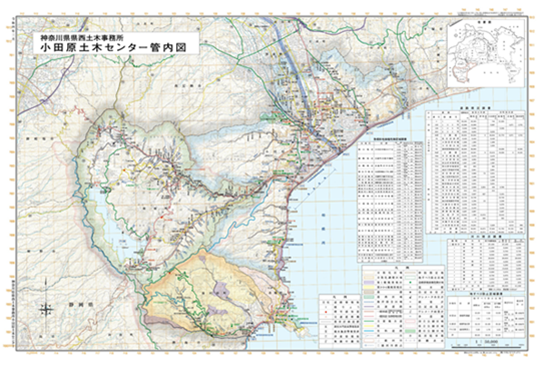 小田原土木センター管内図