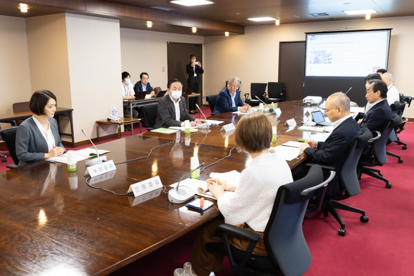 総合教育会議の様子