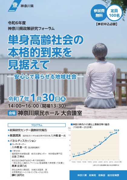 令和6年度政策研究フォーラムチラシ表面