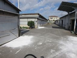 農場内は整理整頓が行き届き、鶏舎入口には消石灰帯を設置して病原体を持ち込まないように衛生対策を徹底している