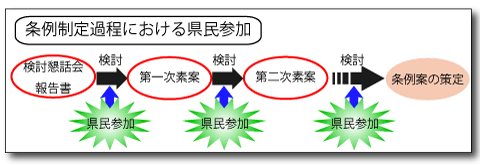 条例制定過程における県民参加