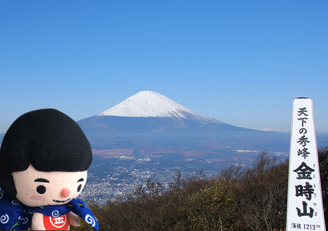 金時山に到着