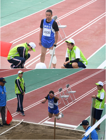 野口選手です