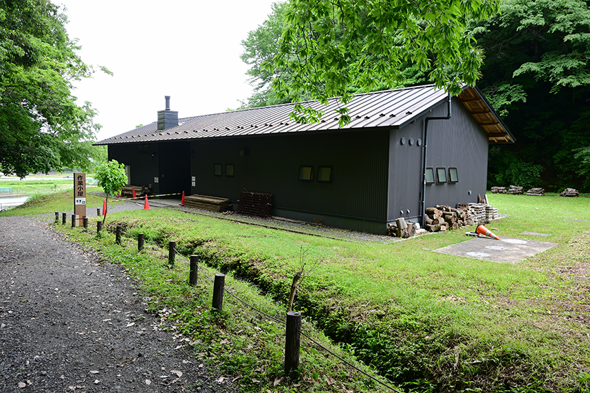 あつぎこどもの森公園の「作業小屋」