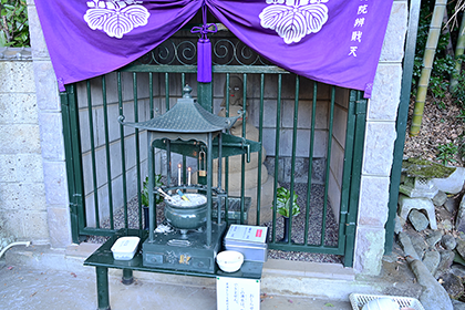 龍源院の弁財天