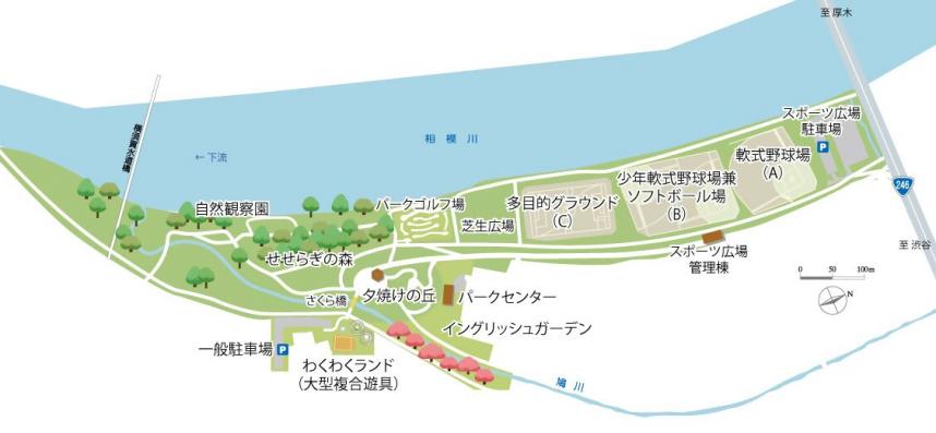 三川公園マップ