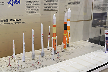 歴代のロケット模型