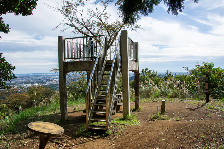 白山展望台の様子