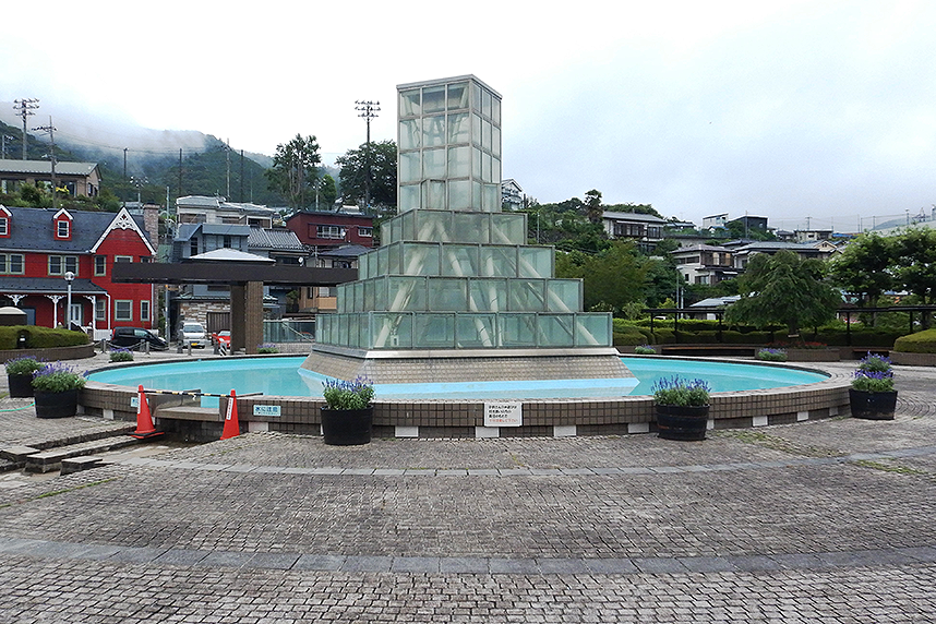 噴水広場の様子