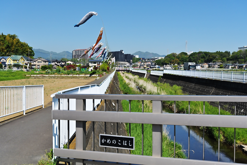 かめのこはしの手前から