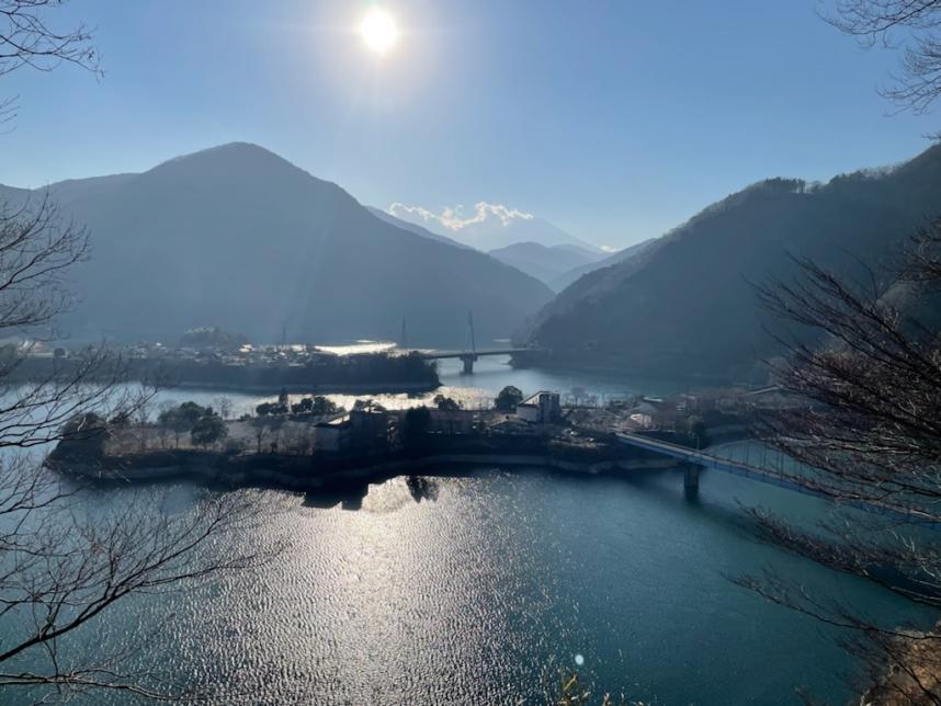 千代の沢園地展望台より撮影