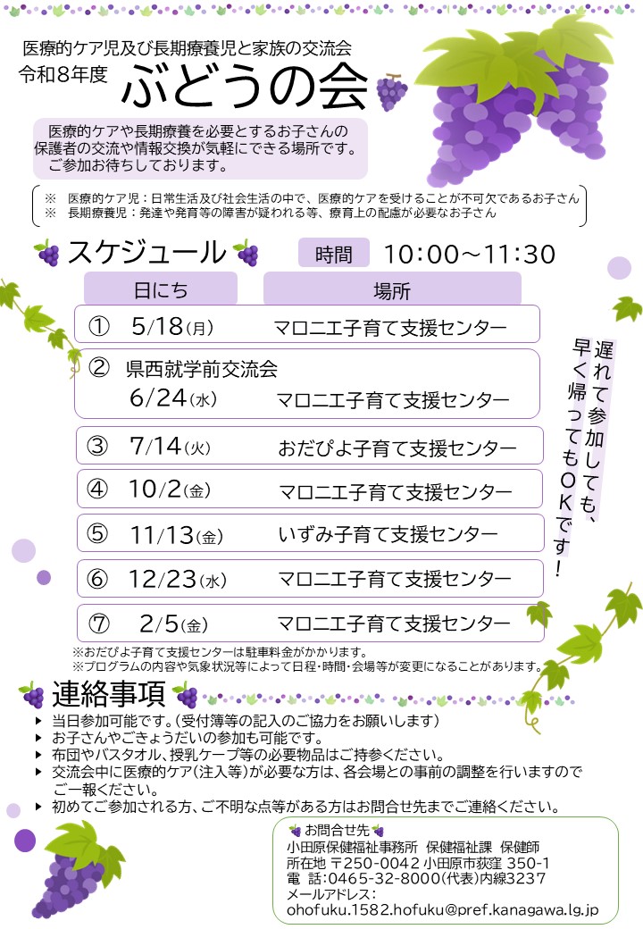 R8 ぶどうの会チラシ