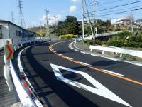 県道74号（岸）道路補修工事完成写真