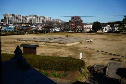 別角度からの七重の塔跡