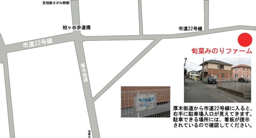 みのりファーム簡易マップ