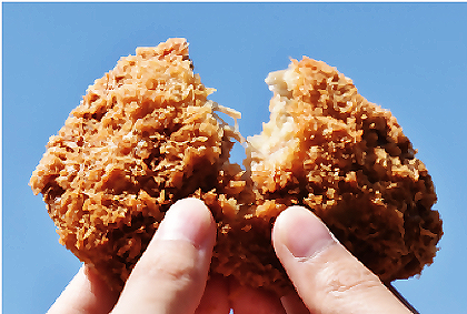 Ayase Tonsuki minced meat cutlet