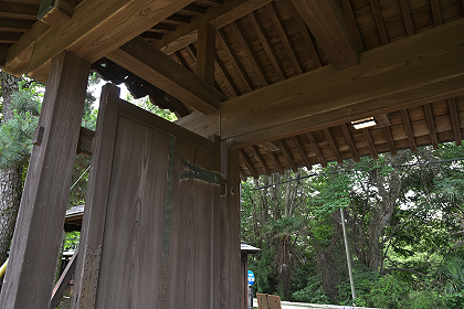 薬医門のアップ写真