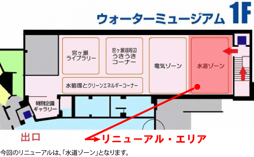 水とエネルギー館マップ