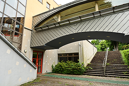 レストランへの通路