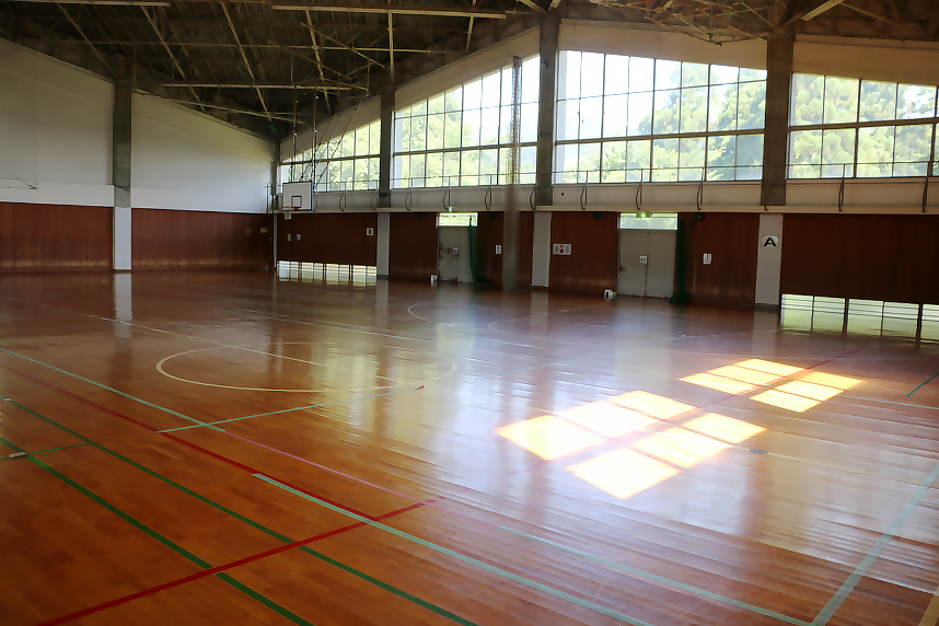 体育館内部の様子