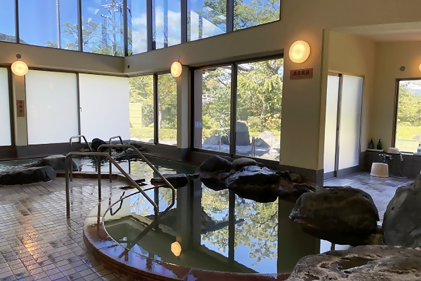 やまなみ温泉大浴場を別角度から