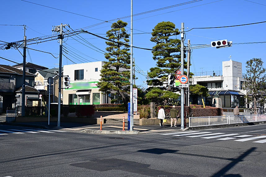 二本松交差点の様子
