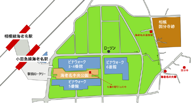 大欅簡易マップ