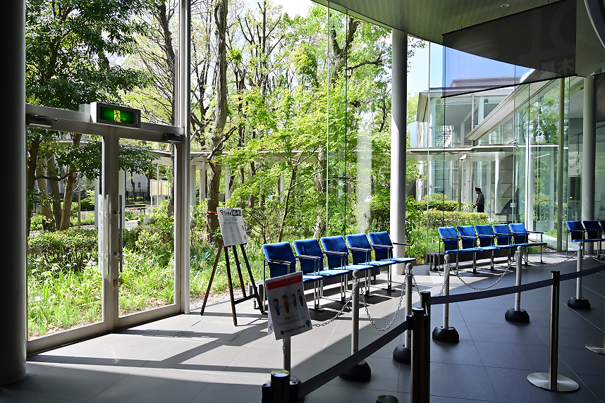 博物館中庭の様子