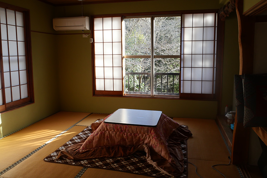 陣谷温泉の宿泊室