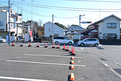 46号線・相武台下駅入口交差点