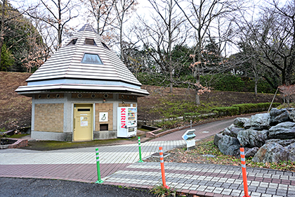 北口駐車場にある公衆トイレ