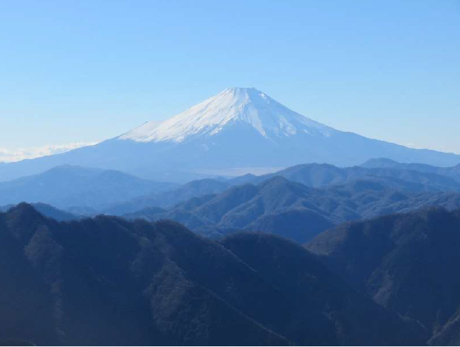 雄大な富士山