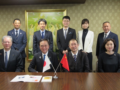 2019年5月10日　三県省道友好交流会議にかかる知事表敬訪問(中国・遼寧省)