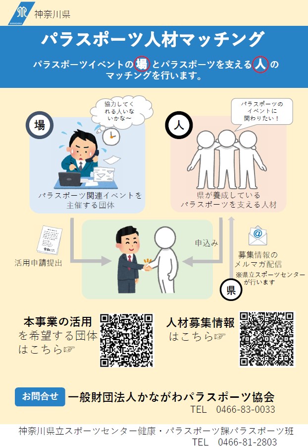 パラスポーツ班人材マッチング