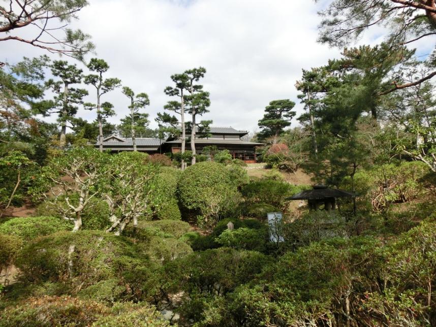 公開された旧宗光別邸跡庭園