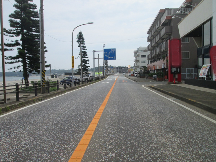 国道134号（三浦市南下浦町上宮田）道路補修工事