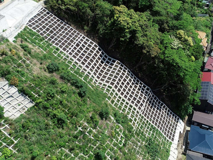 佐野町C地区急傾斜地崩壊対策工事