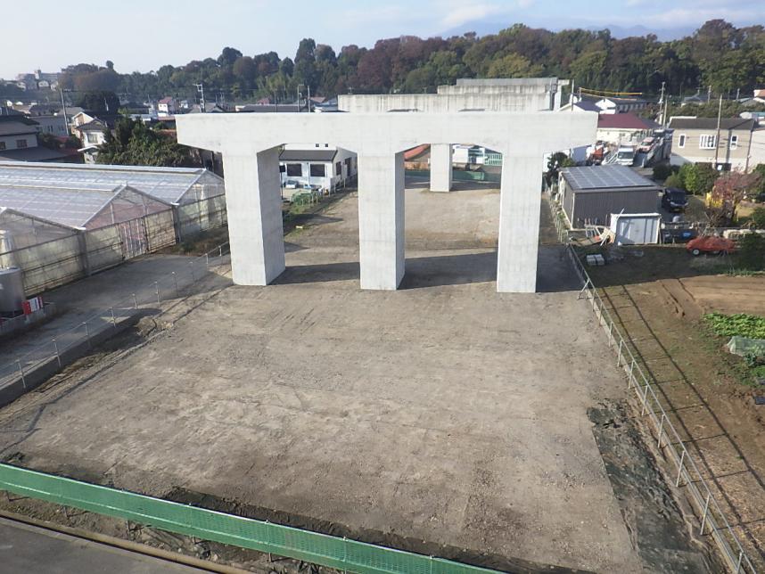 県道42号（厚木市三田）橋脚工事