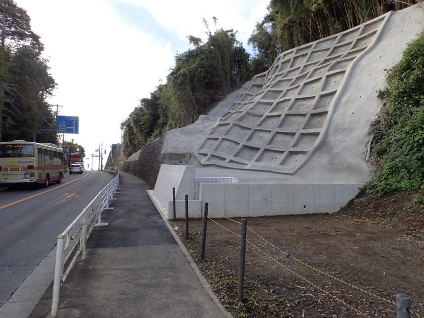 県道709号（小田原市小竹）道路災害防除工事