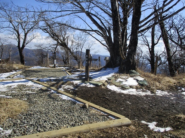 2月2日檜洞丸山頂