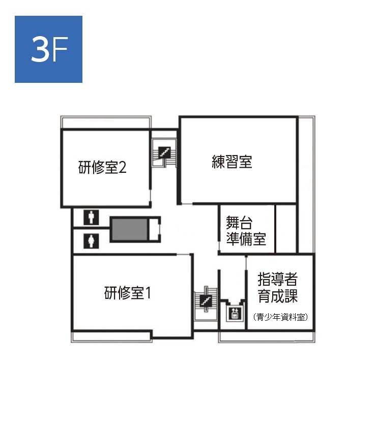 フロアマップ3階