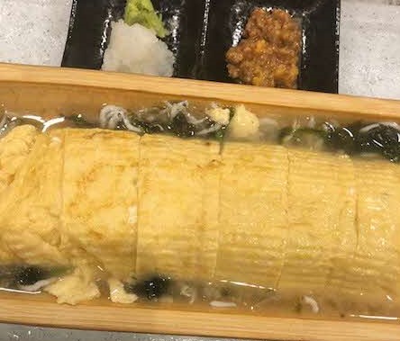 茅ヶ崎産しらすの出し巻き卵焼き