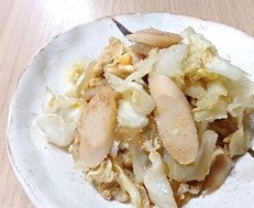 魚肉ソーセージ野菜炒め