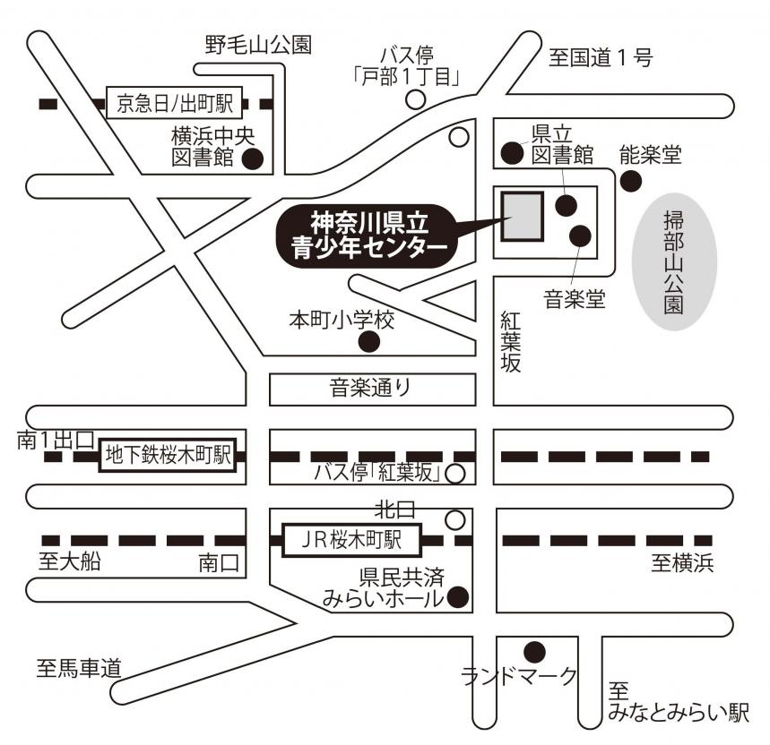 【最新版】青少年センター地図