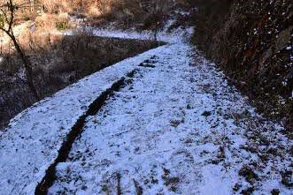 230130篠原登山口周辺