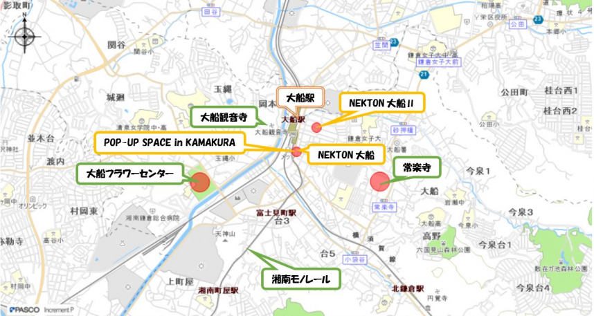 大船駅地図